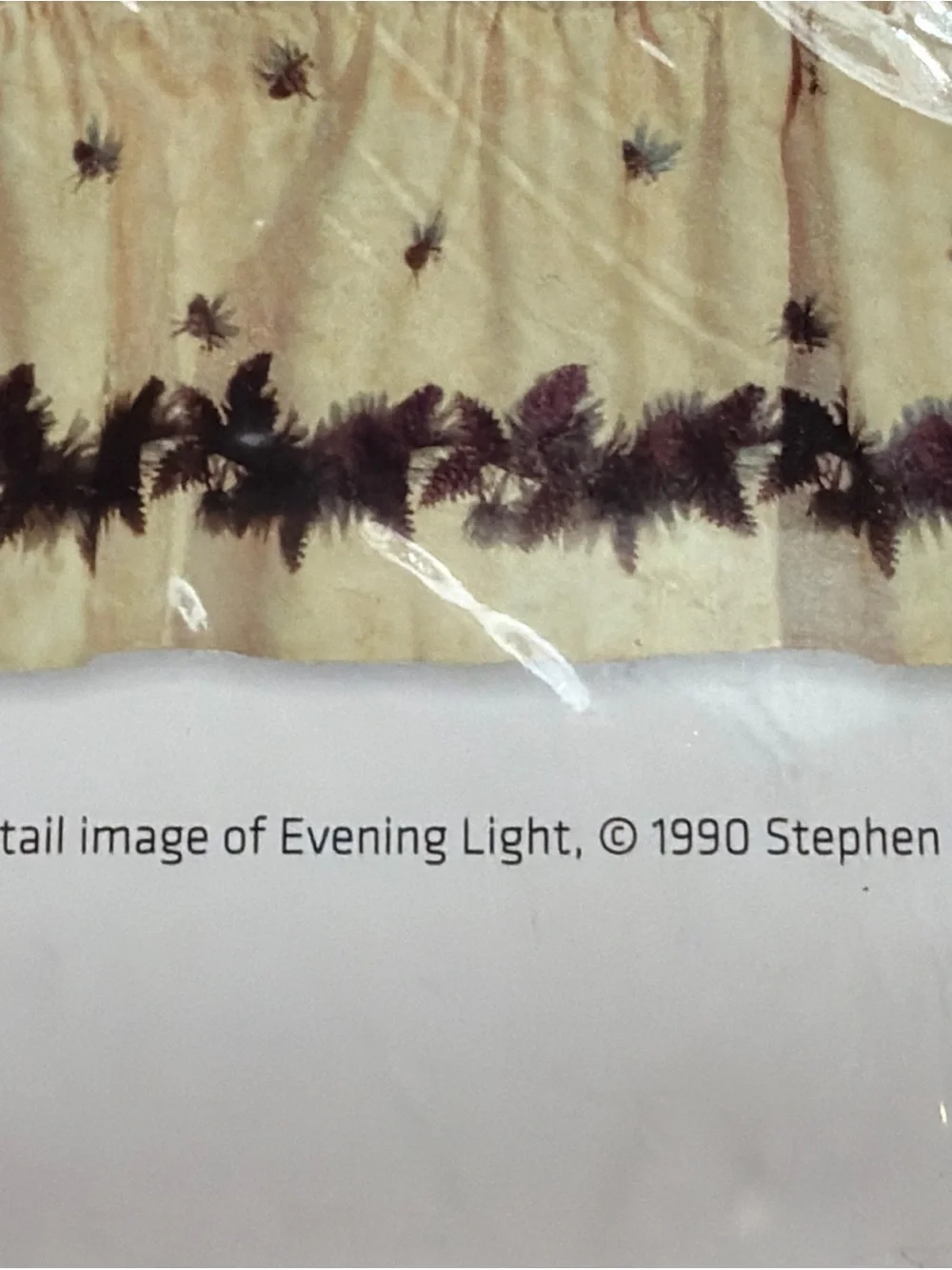 Pinecone Lodge Window Valance 14